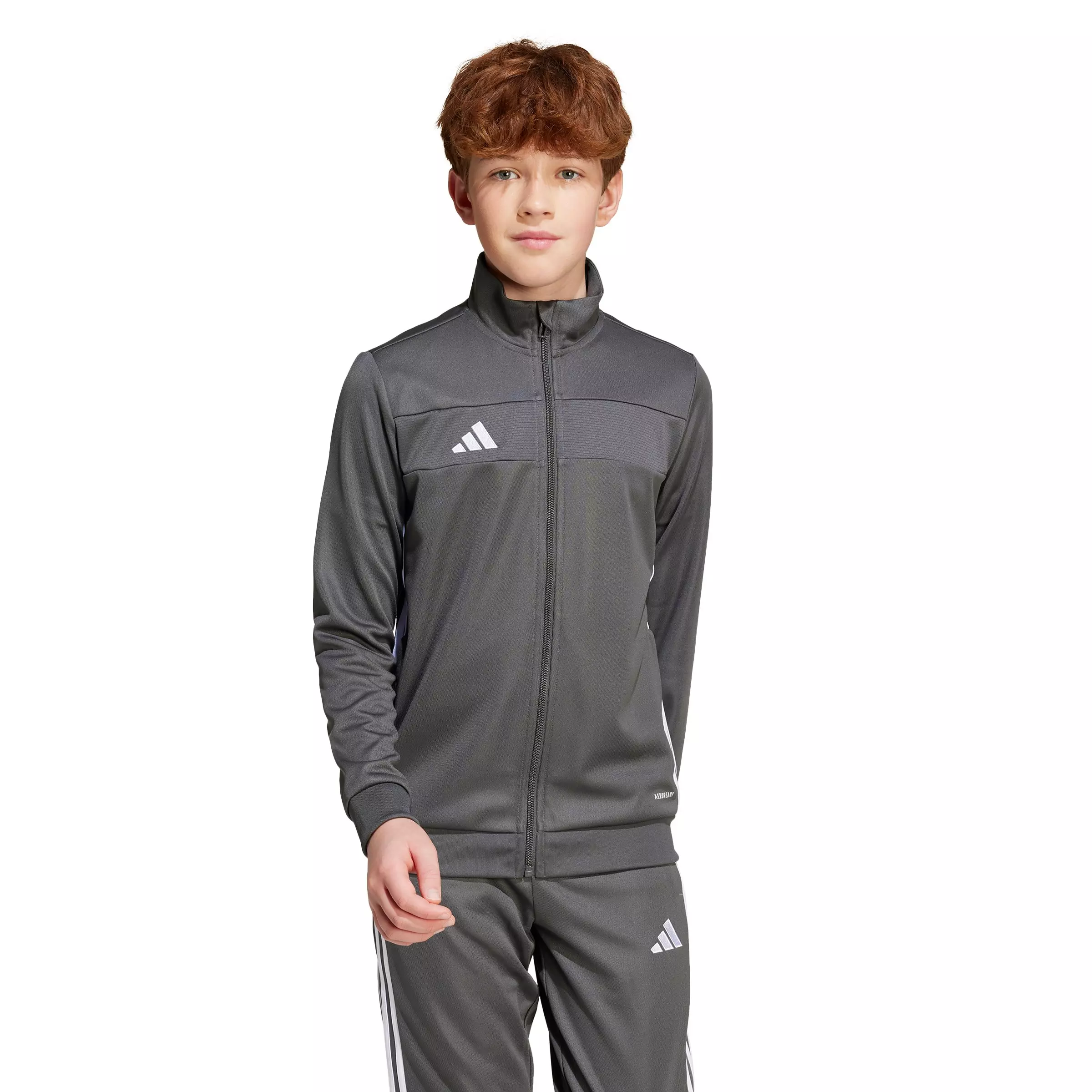 adidas Tiro 25 Big Kids' Training Jacket - Grey | Hibbett